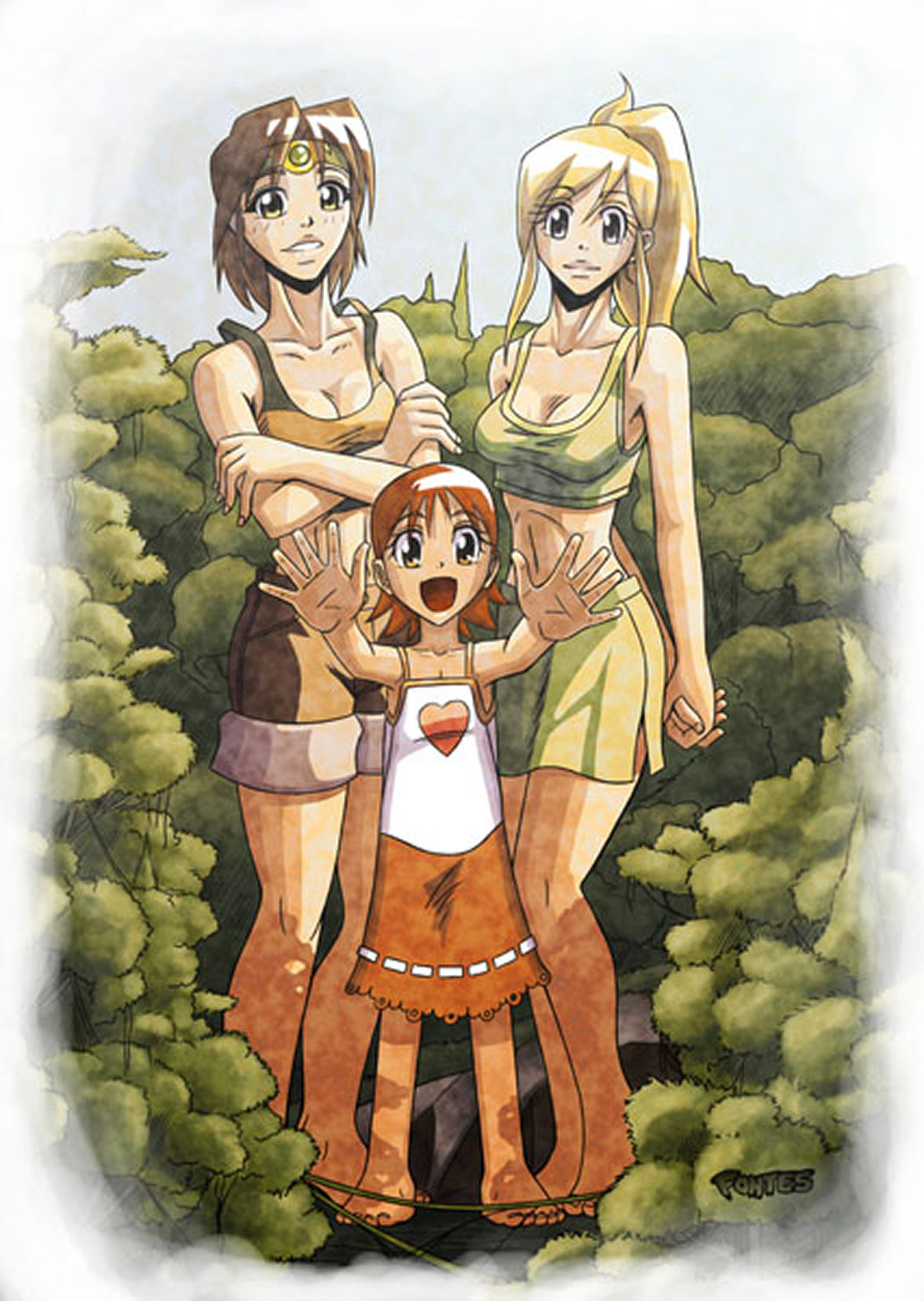 A portrait of a family of Giants