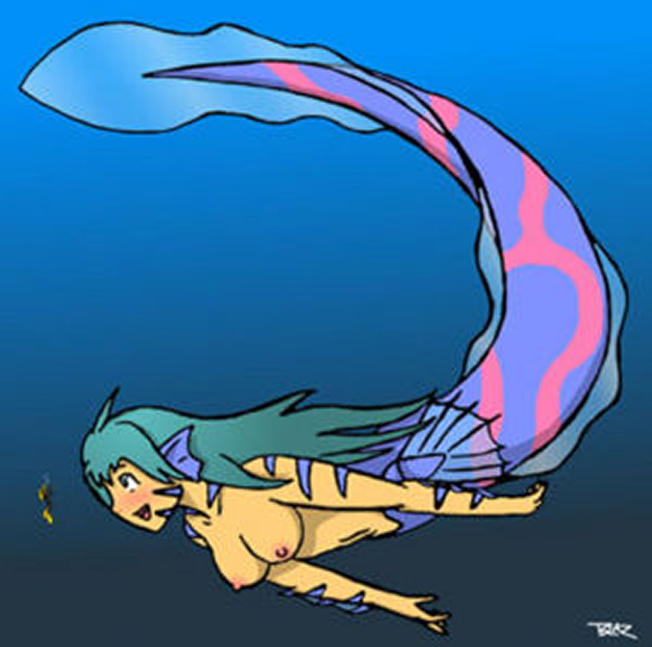 A Meiramines Mermaid Swimming