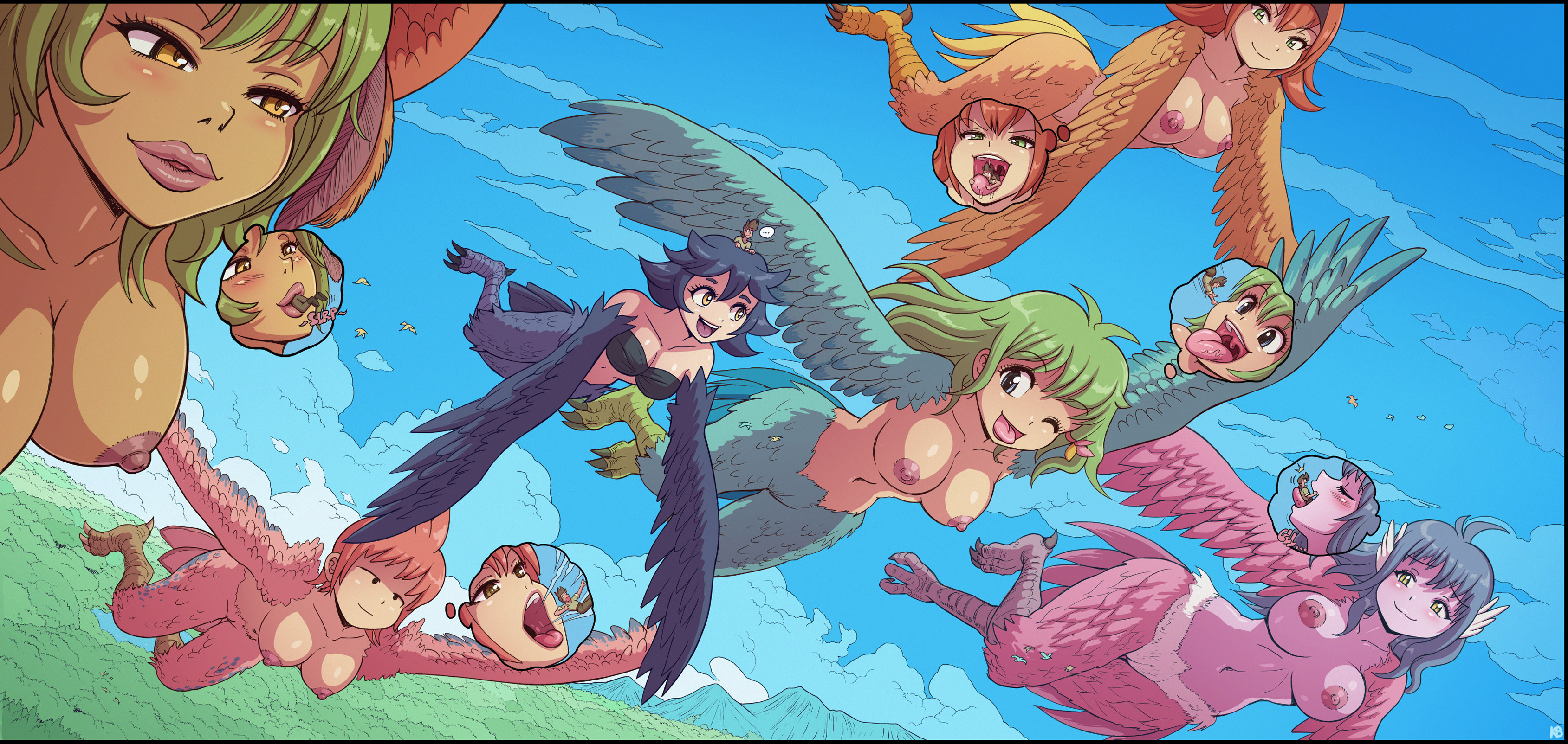 The Shard Flock Flying About